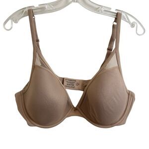 ThirdLove 24/7 Classic Contour Plunge Bra Underwire Nude Size 40C